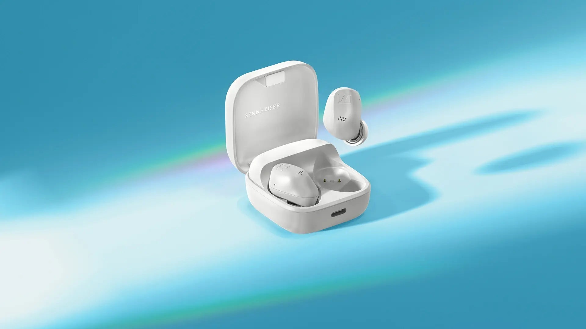 White Accentum True Wireless Desktop