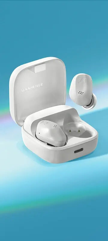 White Accentum True Wireless Mobile