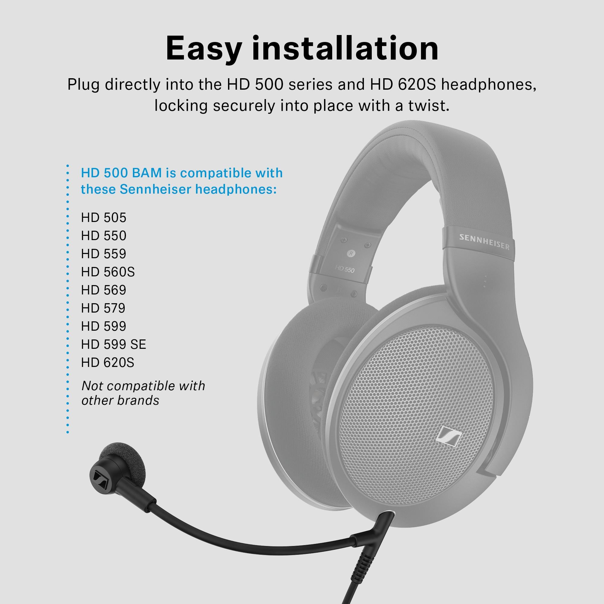 HD 620 S with Boom Arm Microphone Set – Sennheiser India Online Store